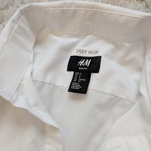 White H&M button up